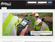 Tablet Screenshot of haulpass.com